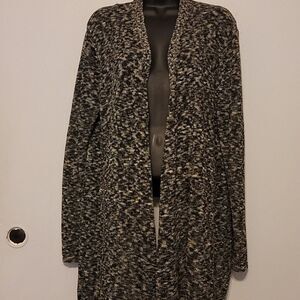 Eli Tahari cascade cardigan size large